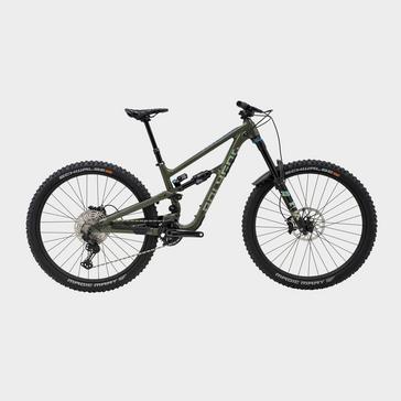 Green POLYGON Collosus N9 Full Suspension Mountain Bike