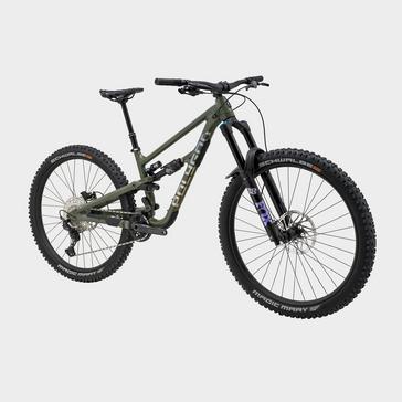 Green POLYGON Collosus N9 Full Suspension Mountain Bike