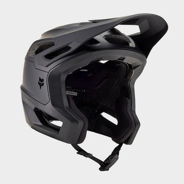 Black FOX CYCLING Dropframe Pro Run Helmet