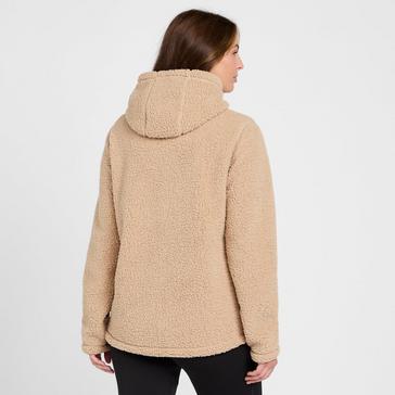 Beige North Ridge Women’s Vista Full Zip Fleece Hoodie