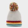 Cream Peter Storm Kids’ Striped Bobble Beanie Hat