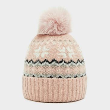 Pink Peter Storm Kids’ Fairisle Bobble Hat