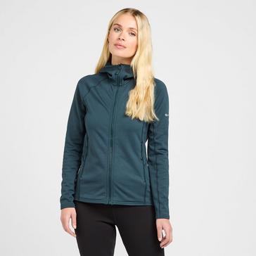 Dark Green Montane Women’s Protium Hooded Fleece Jacket