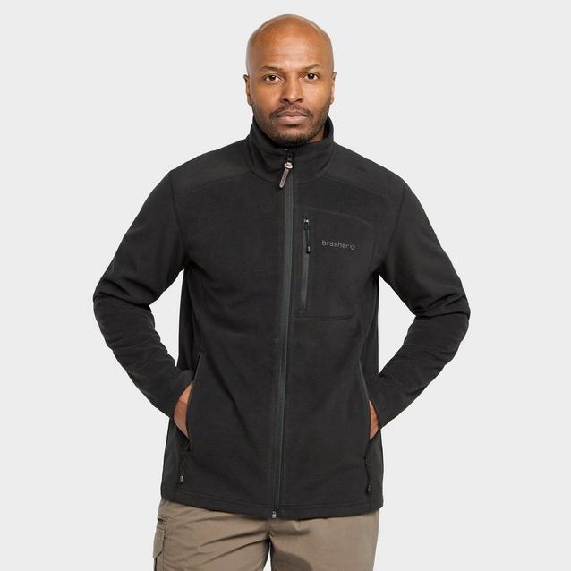 Mens black shop full zip fleece