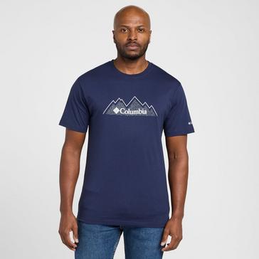 Navy Columbia Men’s Scar Infill T-Shirt