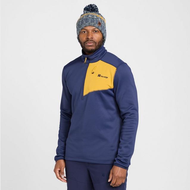 Navy half best sale zip fleece