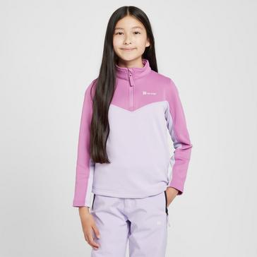 Pink The Edge Kids’ Polar Half Zip Fleece