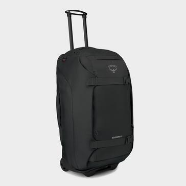 Black Osprey Sojourn 80L Wheeled Convertible Pack