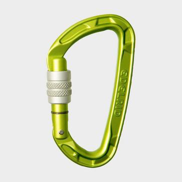 Green Edelrid Pure Screw III Carabiner