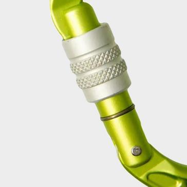 Green Edelrid Pure Screw III Carabiner