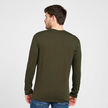 Green Jack Wolfskin Men's Essential Long Sleeve T-Shirt