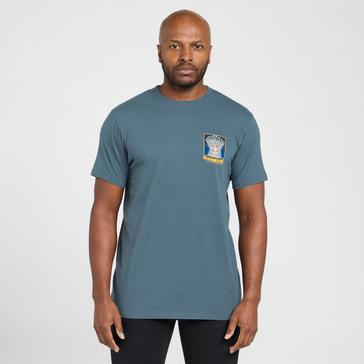 Blue Weird Fish Men's 'Game of Bones' Artist T-Shirt