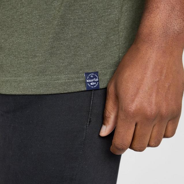 Weird Fish Men's Woodcut Tshirt Blacks