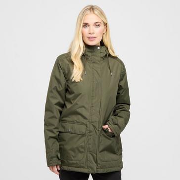 Khaki Regatta Women's Broadia Waterproof Jacket