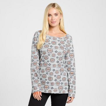 Cream Weird Fish Women's Tupleo Organic Jersey Long Sleeve T-Shirt