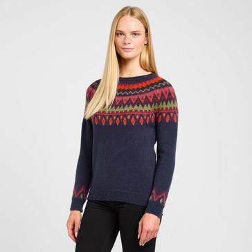 Navy Weird Fish Women's Alarna Knit Jumper