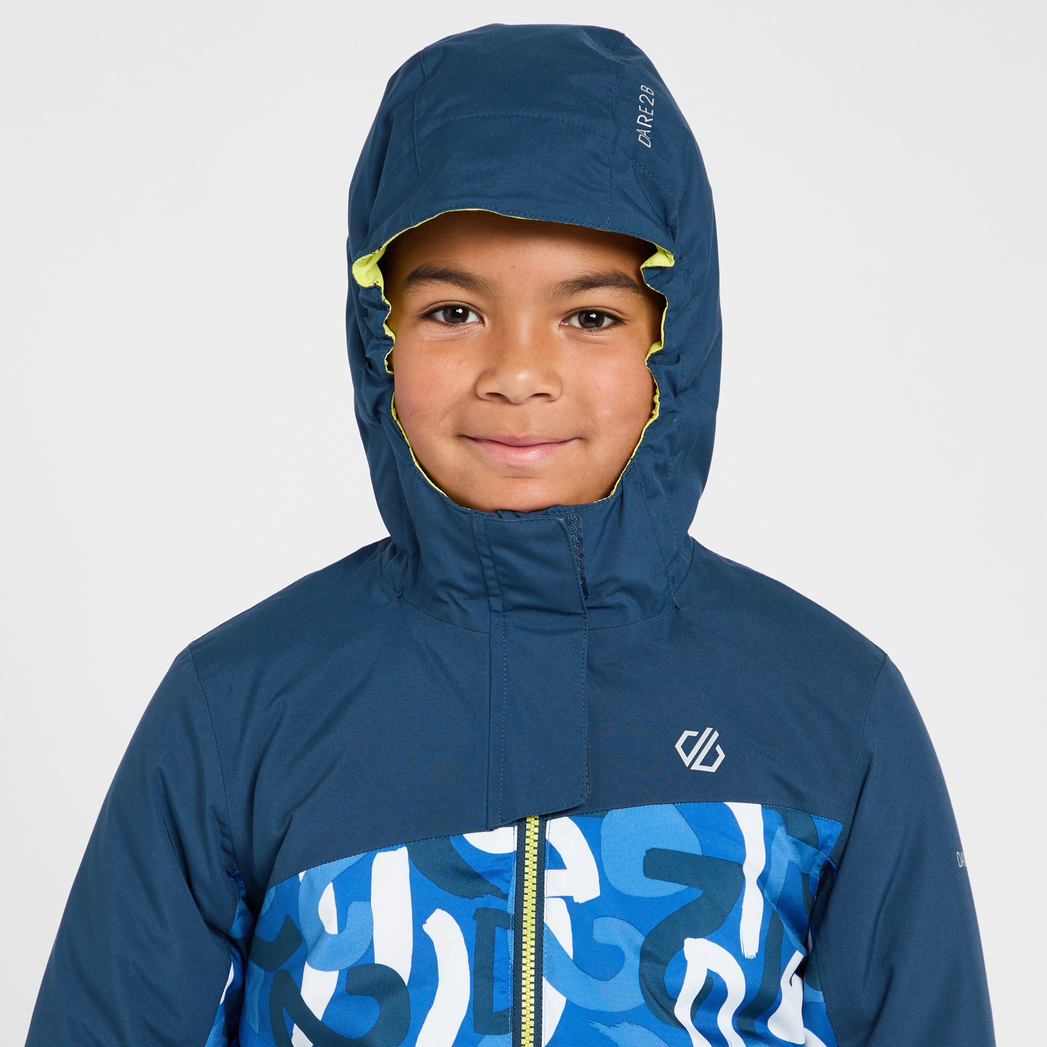 De Dare 2B Striking Ii Ski-Jas - Kinderen - Waterdicht - Gewatteerd - Donkerblauw