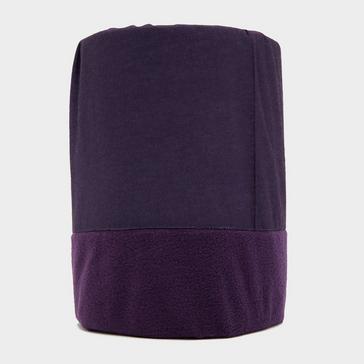 KETKAR Women's Hooded Fleece Thick Full Cover Woolen Cap with Neck  Muffler/Neckwarmer_Free Size(Pack of 01,Purple)