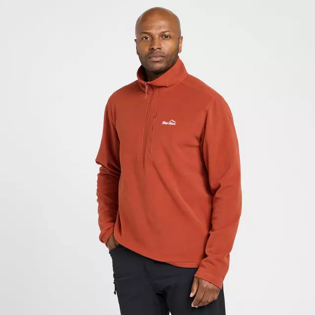 Orange half deals zip fleece