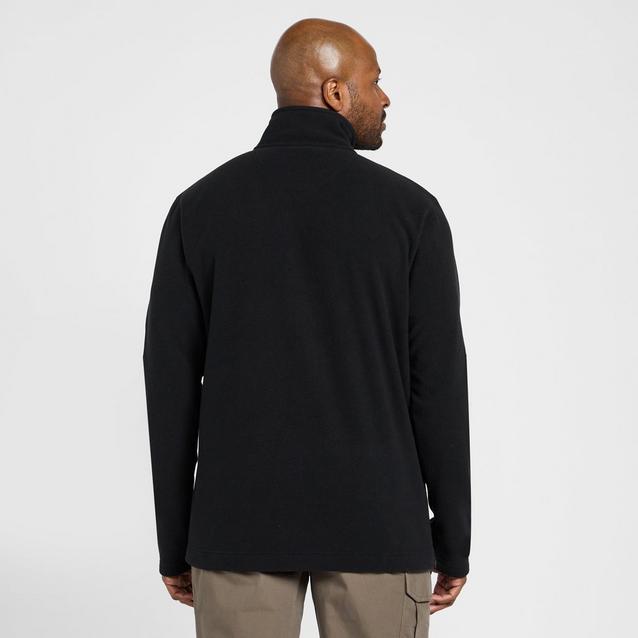 Mens black full zip fleece sale