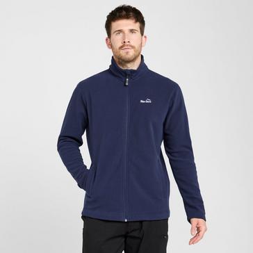 Navy Peter Storm Mens Bracken Full Zip Fleece Navy