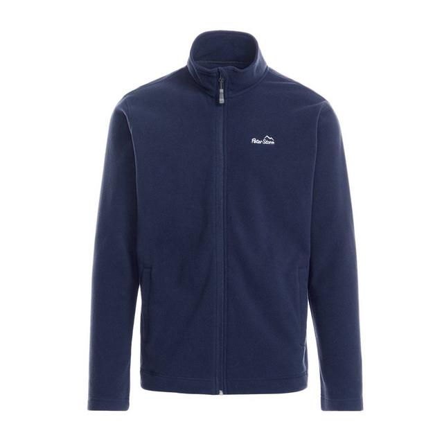Peter Storm Mens Bracken Full Zip Fleece Navy | Blacks