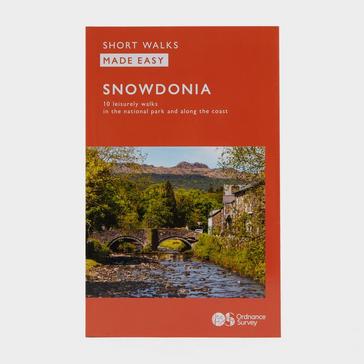 Orange Ordnance Survey Short Walks Made Easy – Snowdonia