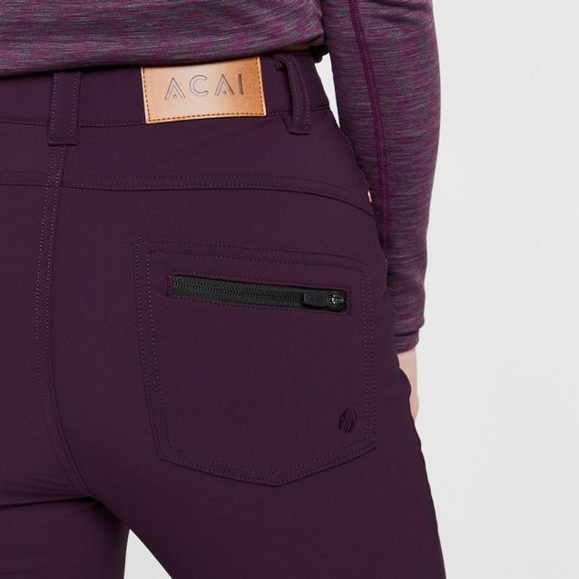 ACAI Thermal Skinny Outdoor Trousers, Aubergine