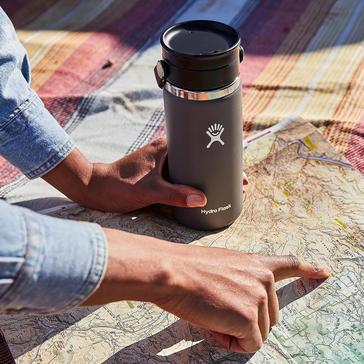 White Hydro Flask 12 oz (355 ml) Coffee with Flex Sip™ Lid