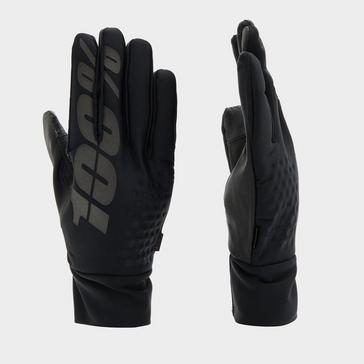 Black 100% Men's Brisker Hydromatic Waterproof Gloves