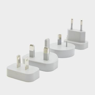 white Design Go Worldwide USB Charger