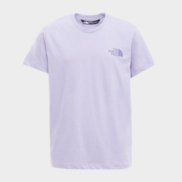 Purple The North Face Kids' Repeat Back Hit T-Shirt