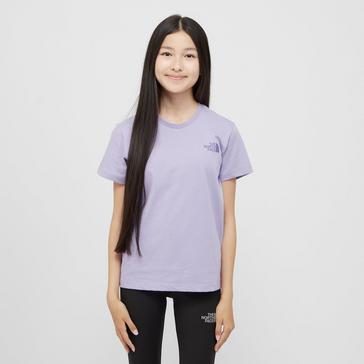 Purple The North Face Kids' Repeat Back Hit T-Shirt