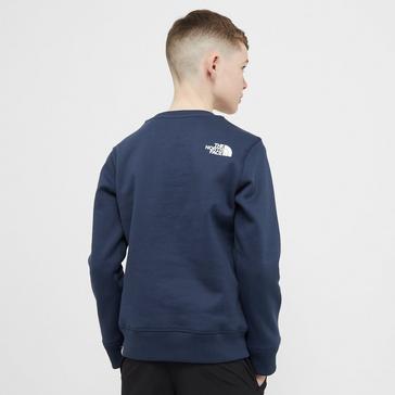 Navy The North Face Kids’ Redbox Crew Sweatshirt