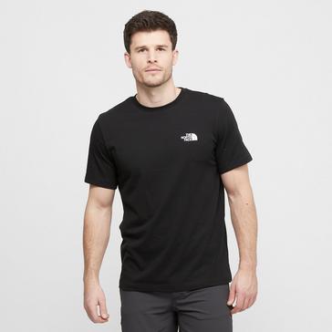 Black The North Face Men's Short Sleeve Simple Dome T-Shirt