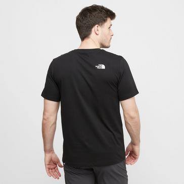 Black The North Face Men's Short Sleeve Simple Dome T-Shirt