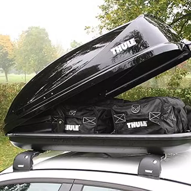 Thule Ocean 100 Roof Box In Grey Buy Thule Ocean 100 Glossy Black