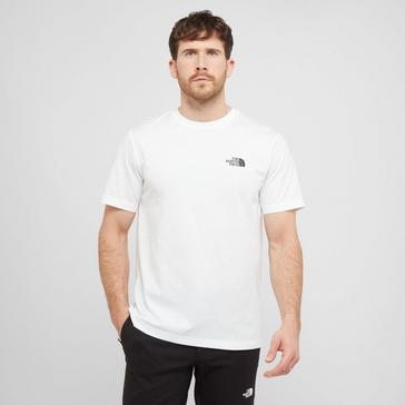 White The North Face Men’s Short Sleeve Simple Dome Tee