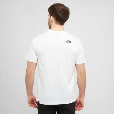 White The North Face Men’s Short Sleeve Simple Dome Tee