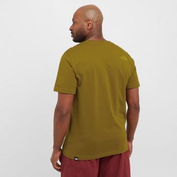 Khaki The North Face Men's Easy Short-Sleeve T-Shirt