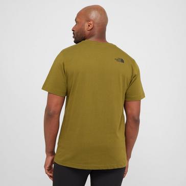 Khaki The North Face Men's Easy Short-Sleeve T-shirt