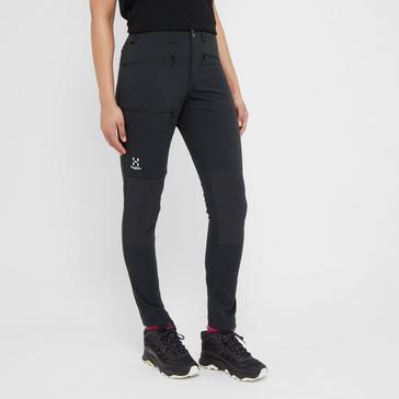 Black Haglofs Women’s Mid Slim Trousers