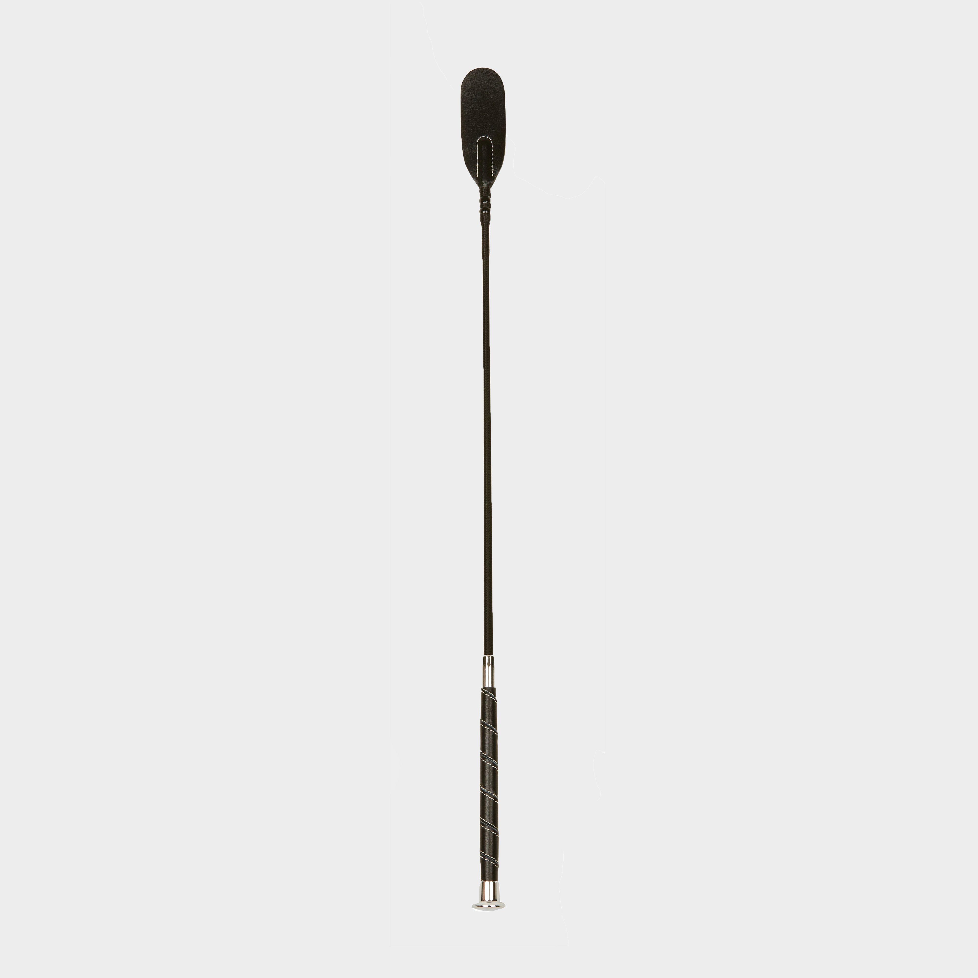 Image of Dublin Leather Touch Riding Crop Black, Black