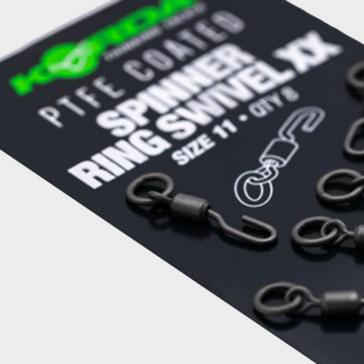 Black Korda PTFE Coated Spinner Ring Swivel XX Size 11
