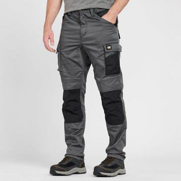 Grey CAT Essentials Knee Pocket Work Trouser