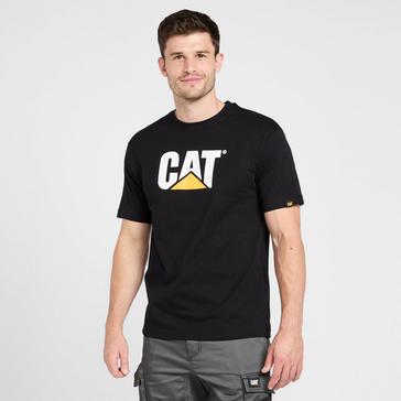 Black CAT Trademark Short Sleeve Tee