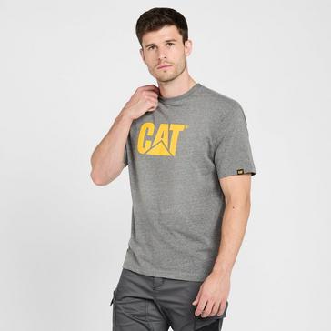 Grey CAT Trademark Short Sleeve Tee