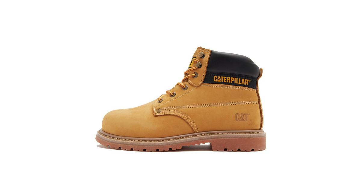 Black caterpillar boots best sale