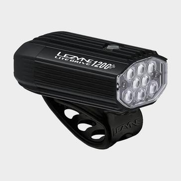 Black Lezyne Lite Drive 1200XL Front Light