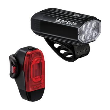 Black Lezyne Micro Drive 800XL and KTV Drive Pair